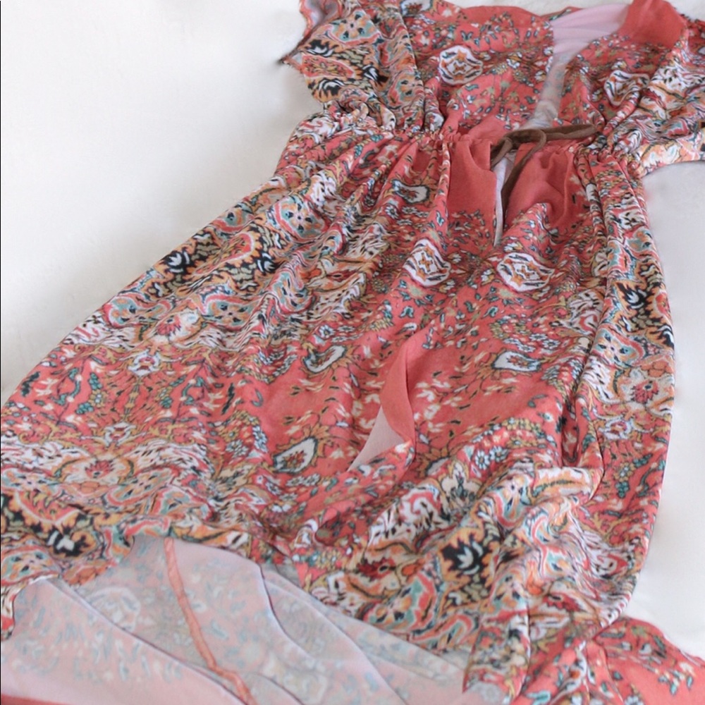 LAST ONE!! MED PRETTY  IN PERSIAN WATERFALL DUSTER - Picture 4 of 6